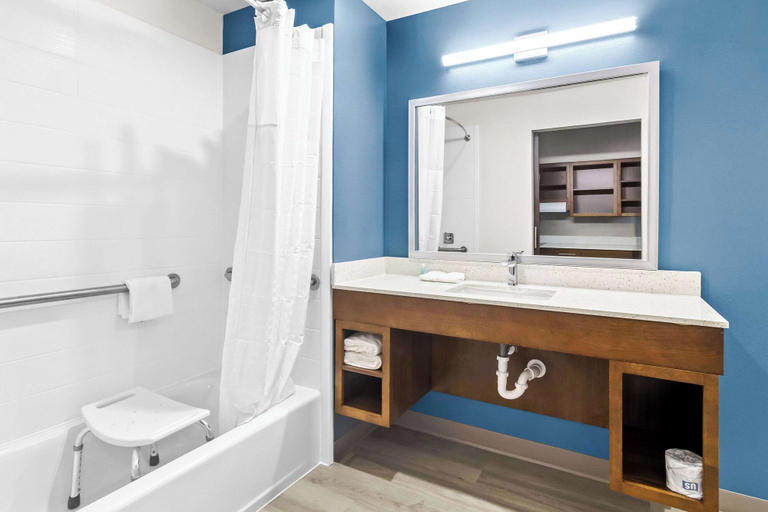 Bathroom 4, Woodspring Suites South Houston Hobby, Houston