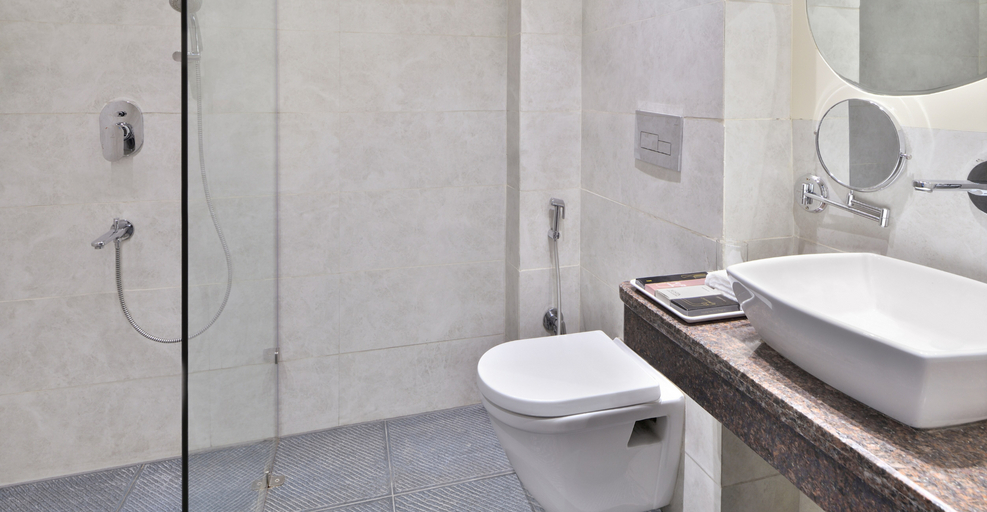 Bathroom 4, Justa Grand View Resort & Spa, Manali, Kullu