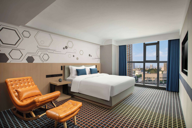 Bedroom 2, Microtel By Wyndham Handan New Century, Handan