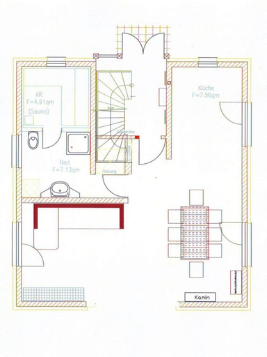 Floor plan 5, Droom Unter Reet 2 Comfortable Holiday Residence, Rostock