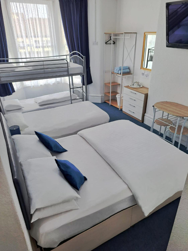 Bedroom 3, The Mornington Hotel, Blackpool