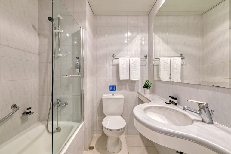 Bathroom 4, Atlantica Ocean Beach Resort, Crete
