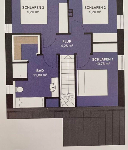 Floor plan 5, Holiday Home Meerperle, Wesermarsch