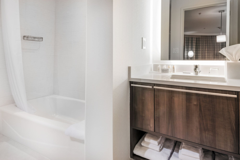 Bathroom, Residence Inn by Marriott Jersey City, Jersey City
