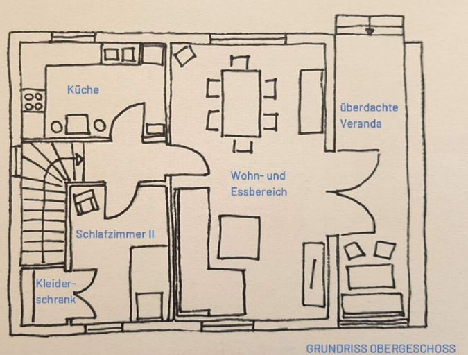 Floor plan 3, Holiday Home in the Large Garden, Harz