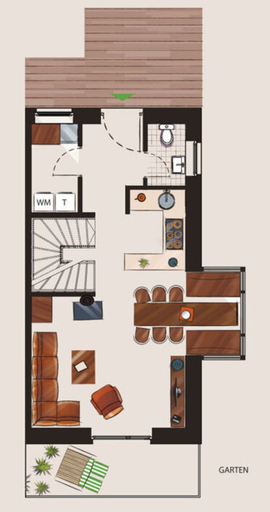 Floor plan 4, Dunenhuus West Modern Retreat, Aurich