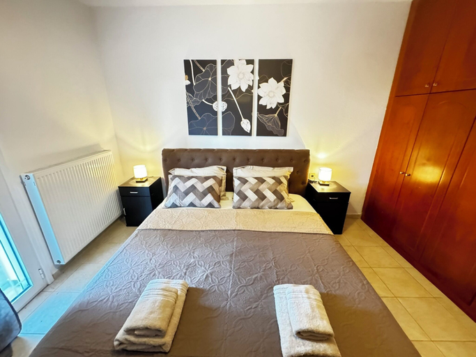 Bedroom 4, Skiathos Center Stylish 2 Bd w Balcony, Thessaly