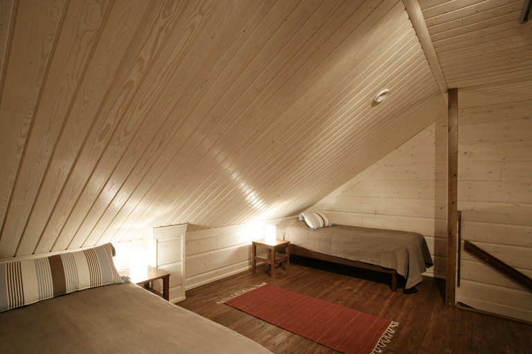 Bedroom 2, Ounasvaara Lakituvat chalets, Lapland
