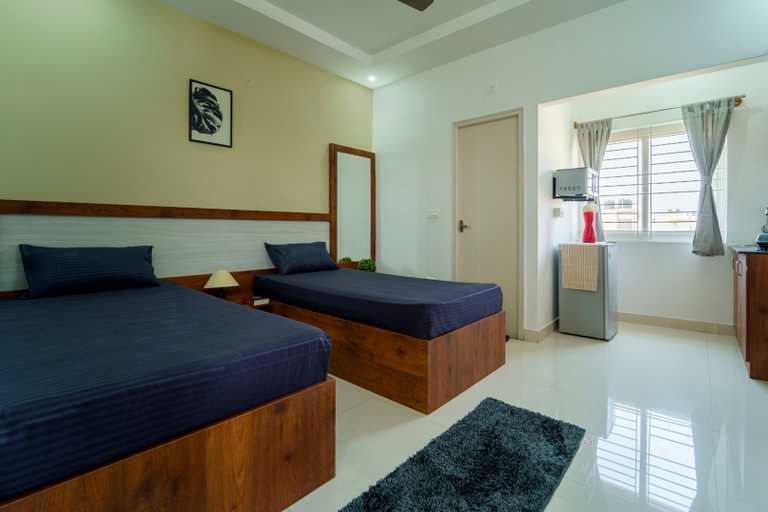 Bedroom 4, Wandr Taurus - Sarjapur, Vaishnavi Tech Park, Manipal Hospital by ZUZU, Bangalore