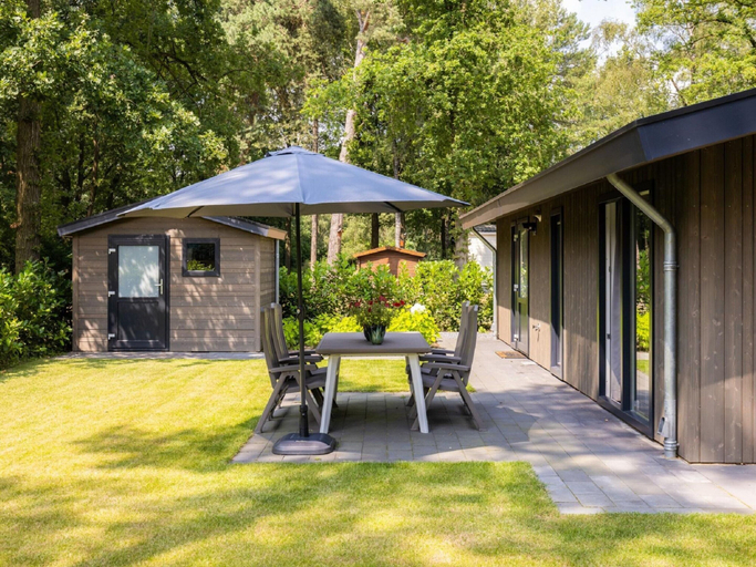 Exterior 2, Lodge in Netherlands With Furnished Terrace, Oirschot