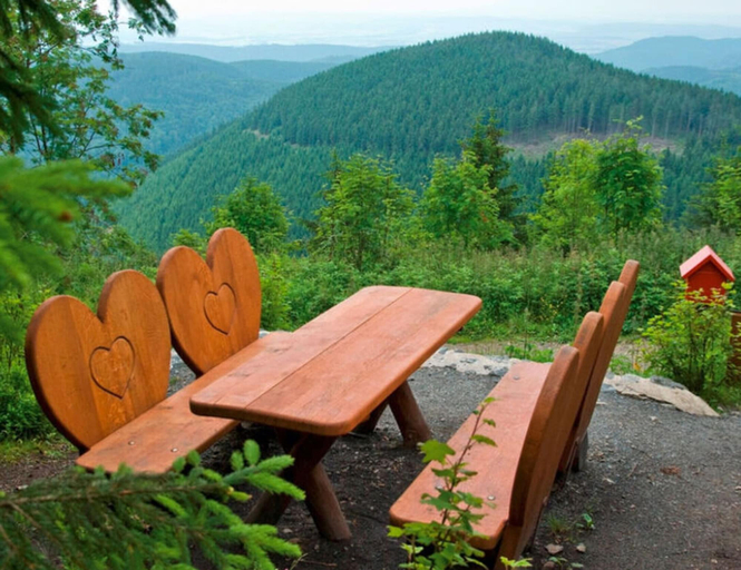 Outdoor dining, Cosy Apartment in Harz, Goslar