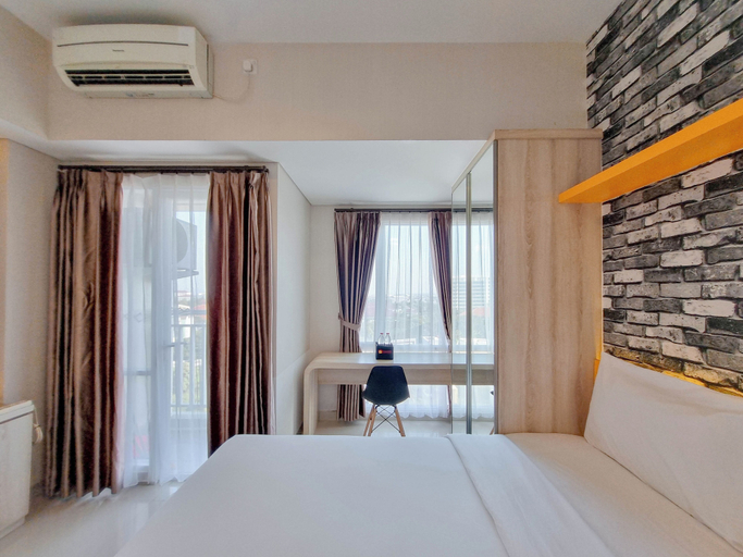 Bedroom, Homey And Good Studio Taman Melati Sinduadi Apartment, Sleman