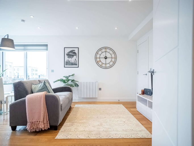 Living area, Windsor Castle, 1 Bedroom Apartment by Belvilla, Slough