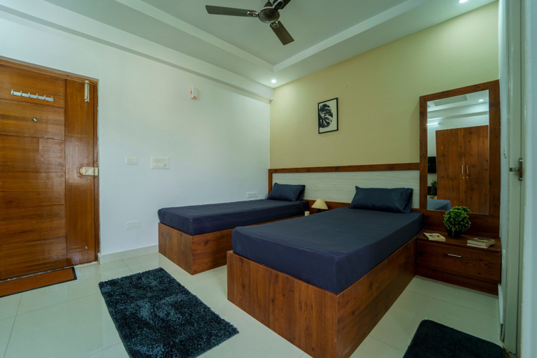 Bedroom 3, Wandr Taurus - Sarjapur, Vaishnavi Tech Park, Manipal Hospital by ZUZU, Bangalore