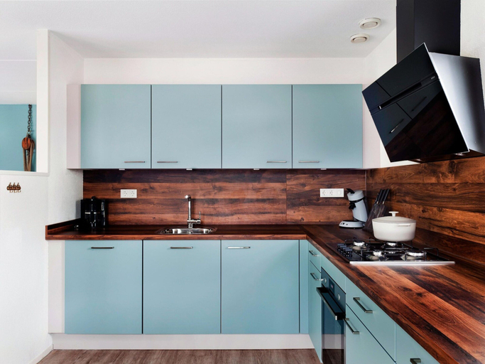 Private kitchen 2, Bungalow With Sauna & Nature, Tytsjerksteradiel