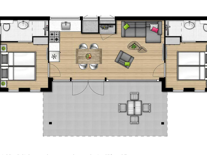 Floor plan, Lodge by Markermeer Near Hoorn, Venhuizen