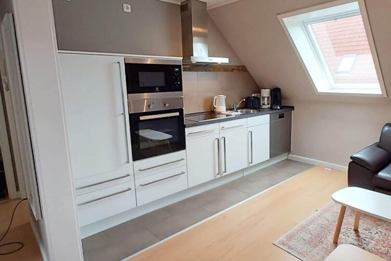 Private kitchen, Holiday Apartment West Dunes, Leer