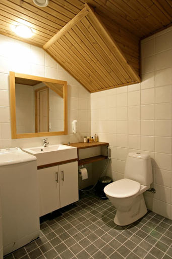 Bathroom 3, Ounasvaara Lakituvat chalets, Lapland