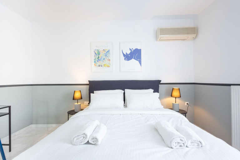 Bedroom 3, Kotzia 25 in Alimos With 3 Bedrooms and 1 Bathrooms, Attica