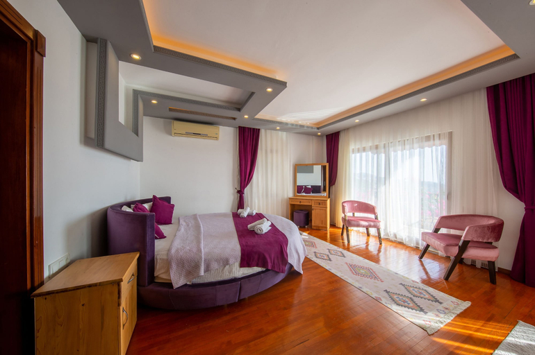 Bedroom 2, Sea View Villa - Private Pool- 7 min to Beach, Kaş