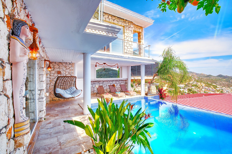 Exterior & Views, Lux Villa With Inf Pool Jacuzzi - All Rooms w AC, Kaş