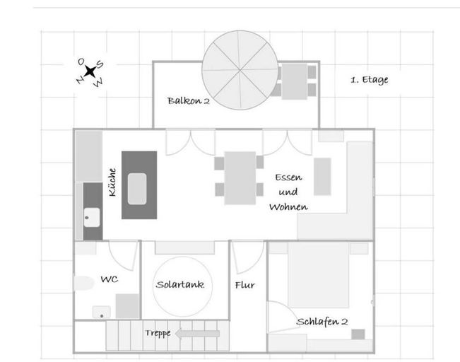 Floor plan 3, Holiday Apartment Forsthaus Heilsberg, Regensburg