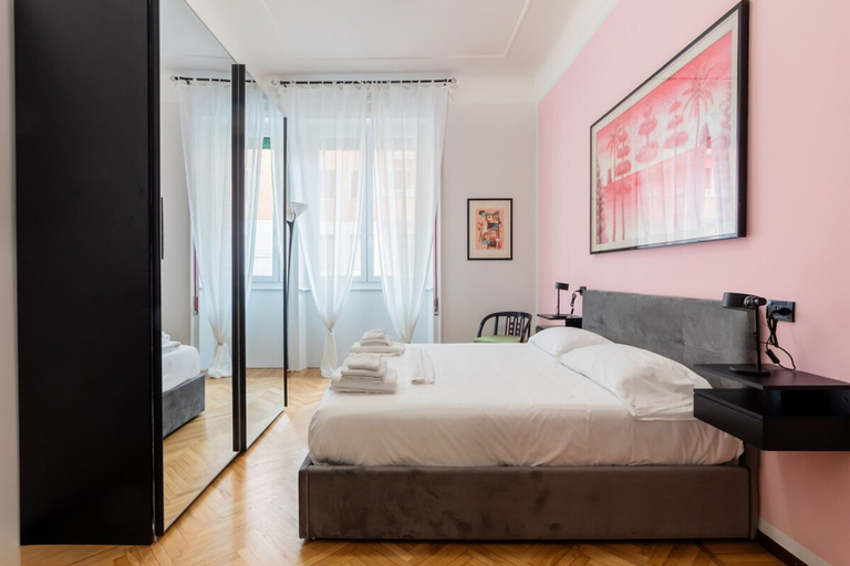 Bedroom 3, Elegante e Ampio Appartamento in Porta Romana, Milano