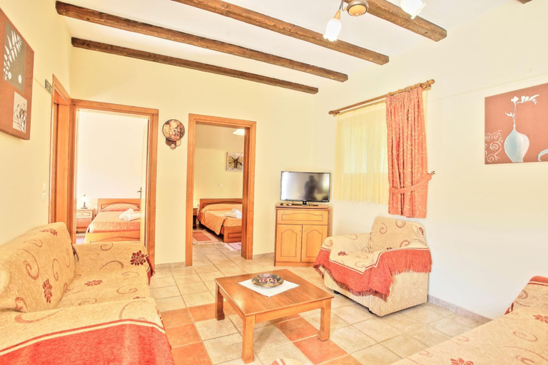 Bedroom 3, Villa Vasiliki in Roda, Ionian Islands