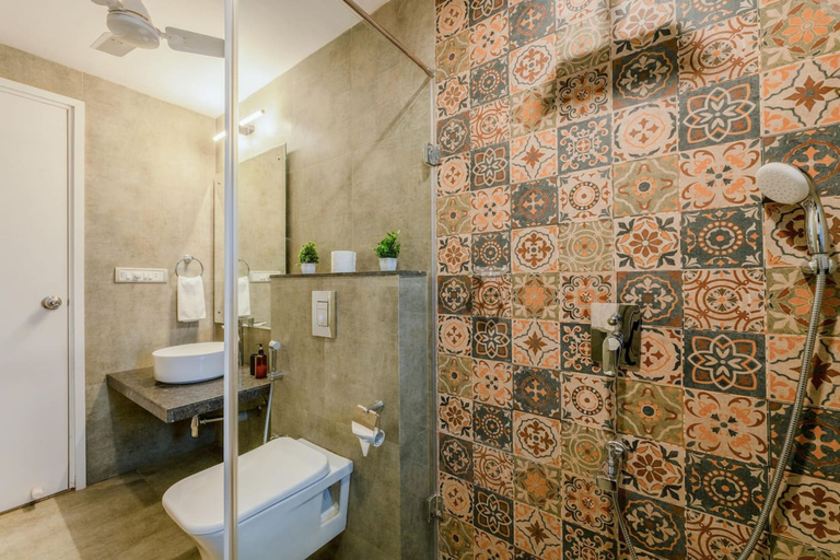 Bathroom 4, Irene Altezza by Hireavilla -2br w Pool in Pilerne, North Goa