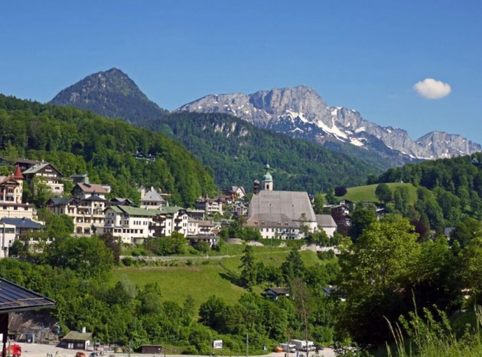 Aerial view, Apartment Obersalzberberg, Berchtesgadener Land
