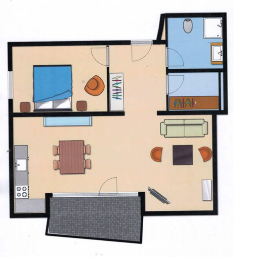 Floor plan, Santis Comfortable Holiday Residence, Bodenseekreis