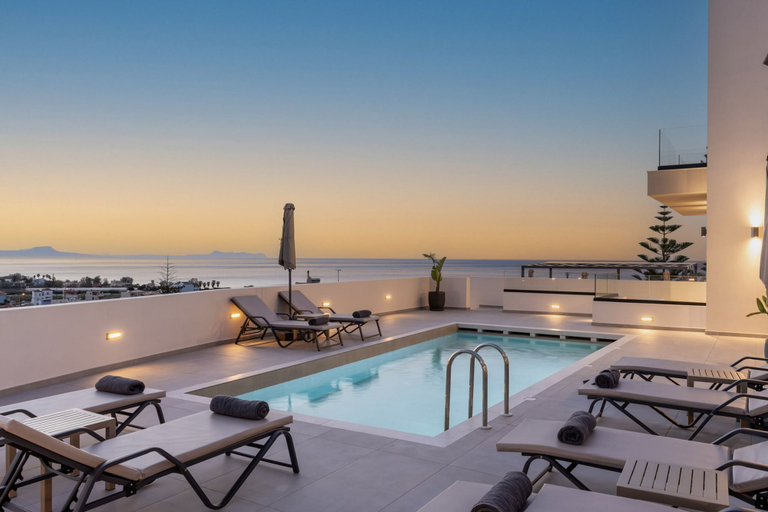 Room 4, Villa Solaire - With 2 Private Pools Sauna, Crete