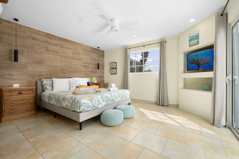 Bedroom 3, 3BR 2BA Near Eagle Beach w Private Pool