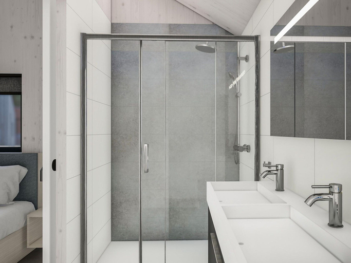 Bathroom, Lodge by the Lake in Arcen With Water Terrace, Arcen en Velden