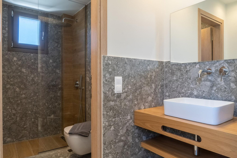 Bathroom 4, Athel Panoramic View Villas Stavros, Crete