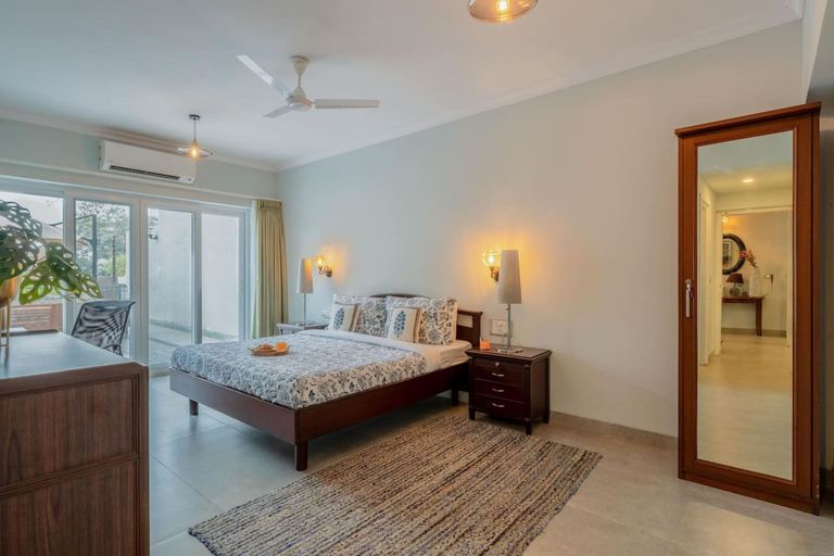 Bedroom 3, Irene Altezza by Hireavilla -2br w Pool in Pilerne, North Goa
