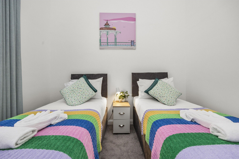 Bedroom 3, The Cheeky Chappie By My Getaways, Brighton and Hove