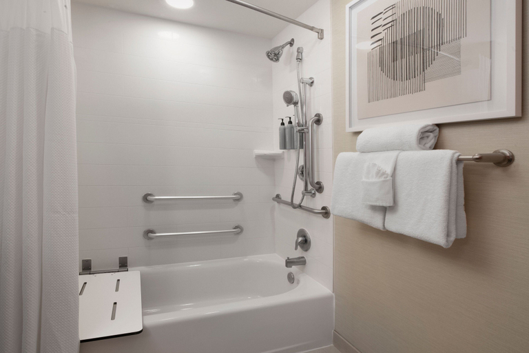 Bathroom 5, Courtyard by Marriott Galveston Island, Galveston