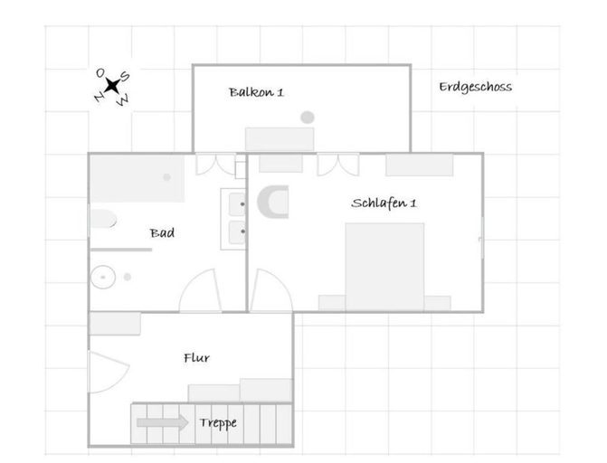Floor plan 2, Holiday Apartment Forsthaus Heilsberg, Regensburg