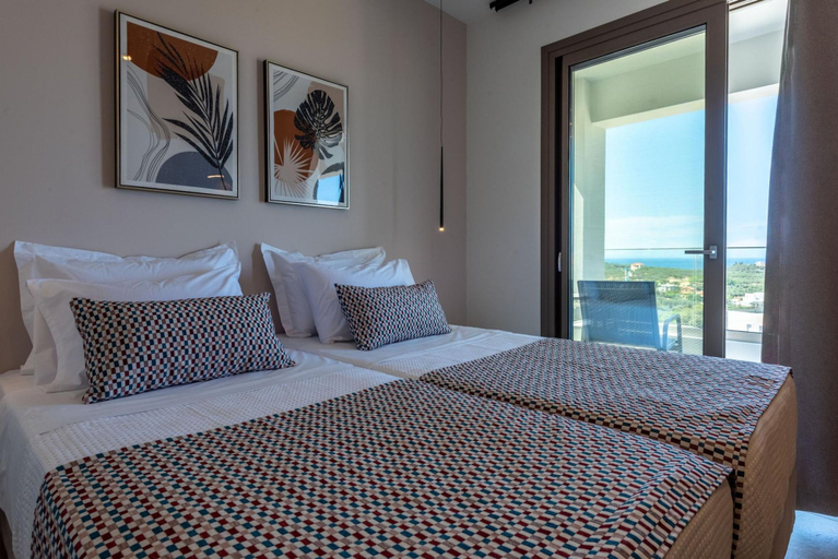 Bedroom 4, Athel Panoramic view Villas Athina, Crete
