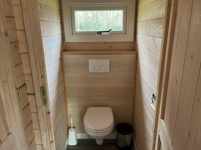 Bathroom 4, Wooden Chalet Near Three National Parks, De Wolden