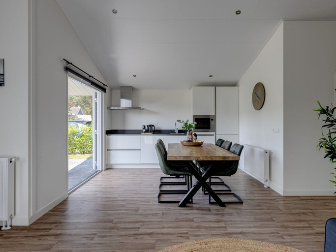 Private kitchen, Chalet by Pond in Eindhoven Holiday Park, Eersel