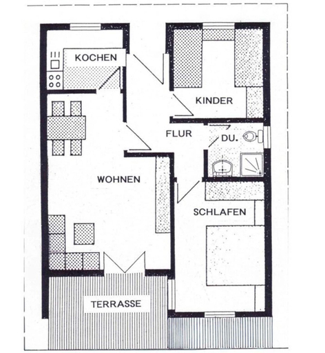 Floor plan, Sandra Comfortable Holiday Residence, Ostallgäu