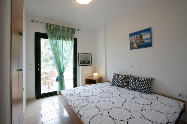 Bedroom 2, Blue Crab, Beachfront House in Kalandra #FeelsLikeHome, Central Macedonia