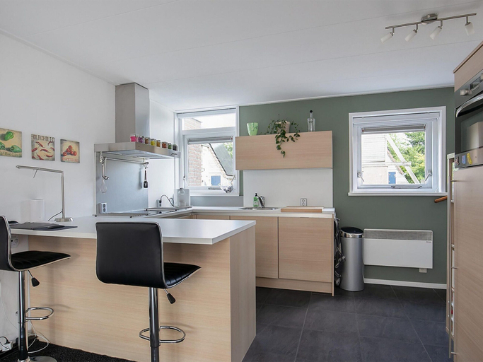 Private kitchen 4, Holiday Home in Grou With Bubble Bath, Boarnsterhim