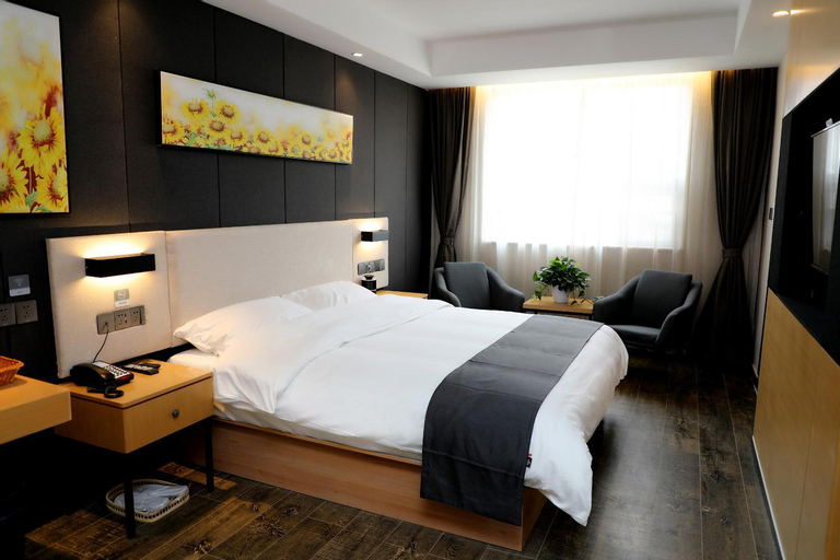Bedroom 3, Thank Inn Hotel Shandong Linyi Nanxian Longshan Road Branch, Linyi
