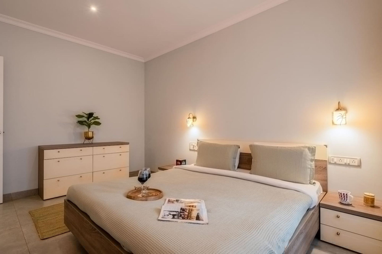 Bedroom 4, Irene Altezza by Hireavilla -2br w Pool in Pilerne, North Goa