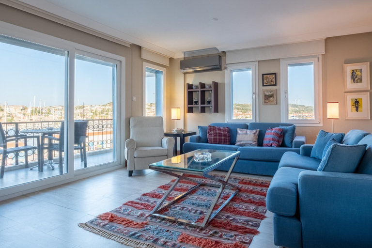 Room 3, Flat w Sea View Balcony 3 min to Cesme Marina, Çeşme