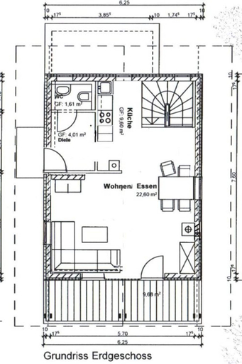 Floor plan 4, Cosy Apartment Near Ski-lift, Rosenheim