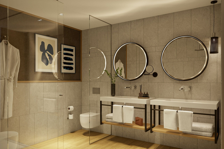 Bathroom 4, Four Points by Sheraton Barcelona Airport, Barcelona